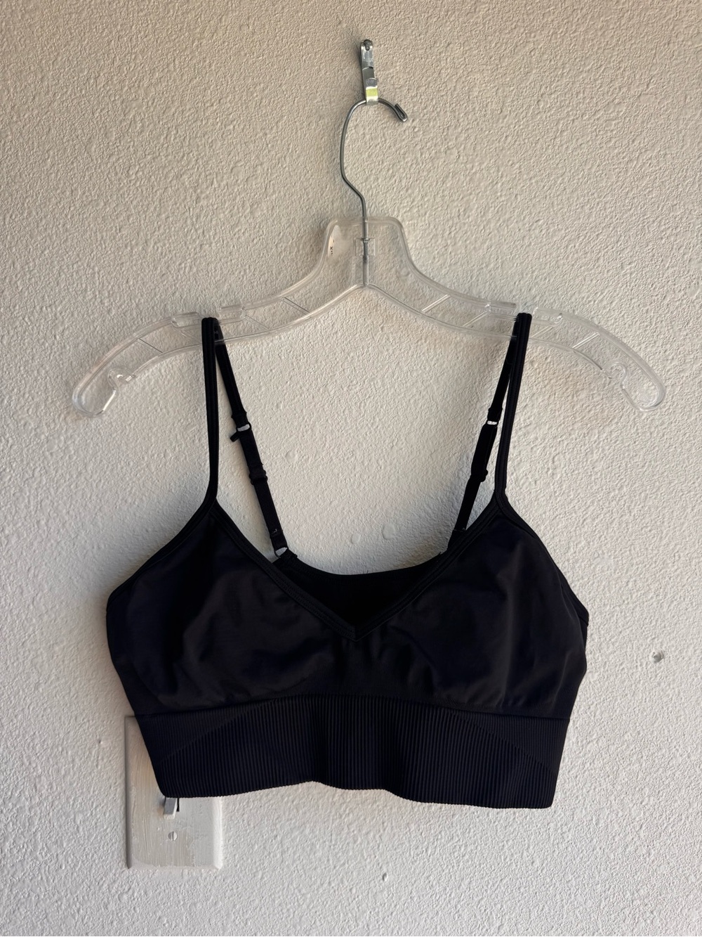 Lululemon Black Adjustable-Strap Bralette Workout top size S